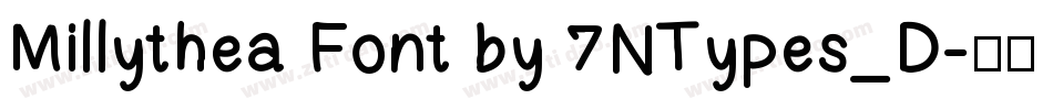 Millythea Font by 7NTypes_D字体转换